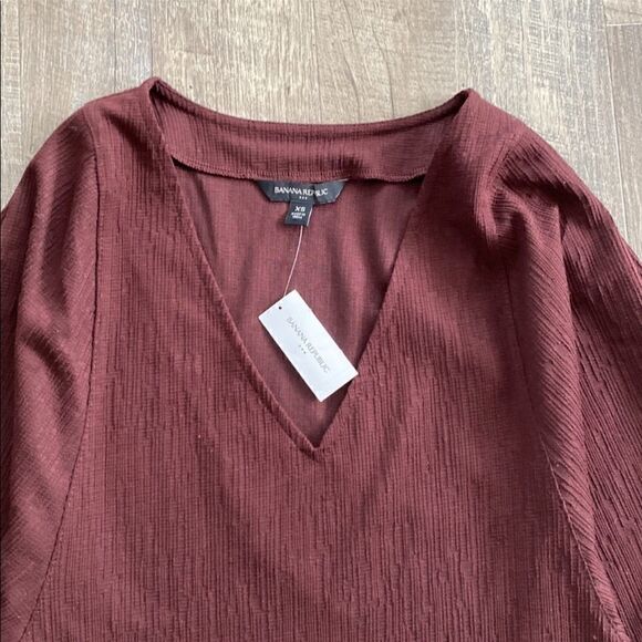 Banana Republic Cross Hatch Jacquard Top - Picture 4 of 7